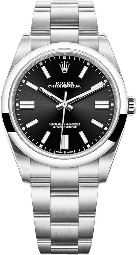 rolex oyster perpetual 41mm black